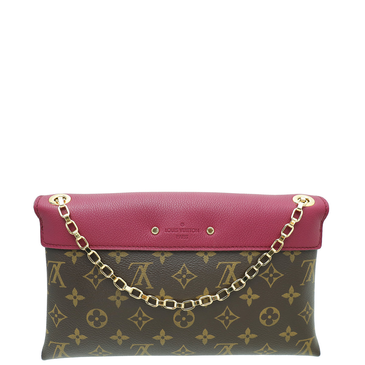 Louis Vuitton Monogram Grape Pallas Chain Shoulder Bag-Louis Vuitton-THE CLOSET