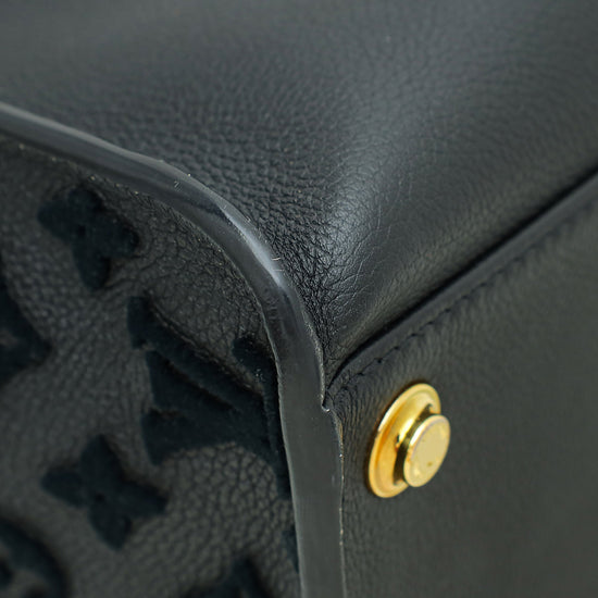 Louis Vuitton Monogram Black Tufting On My Side Bag