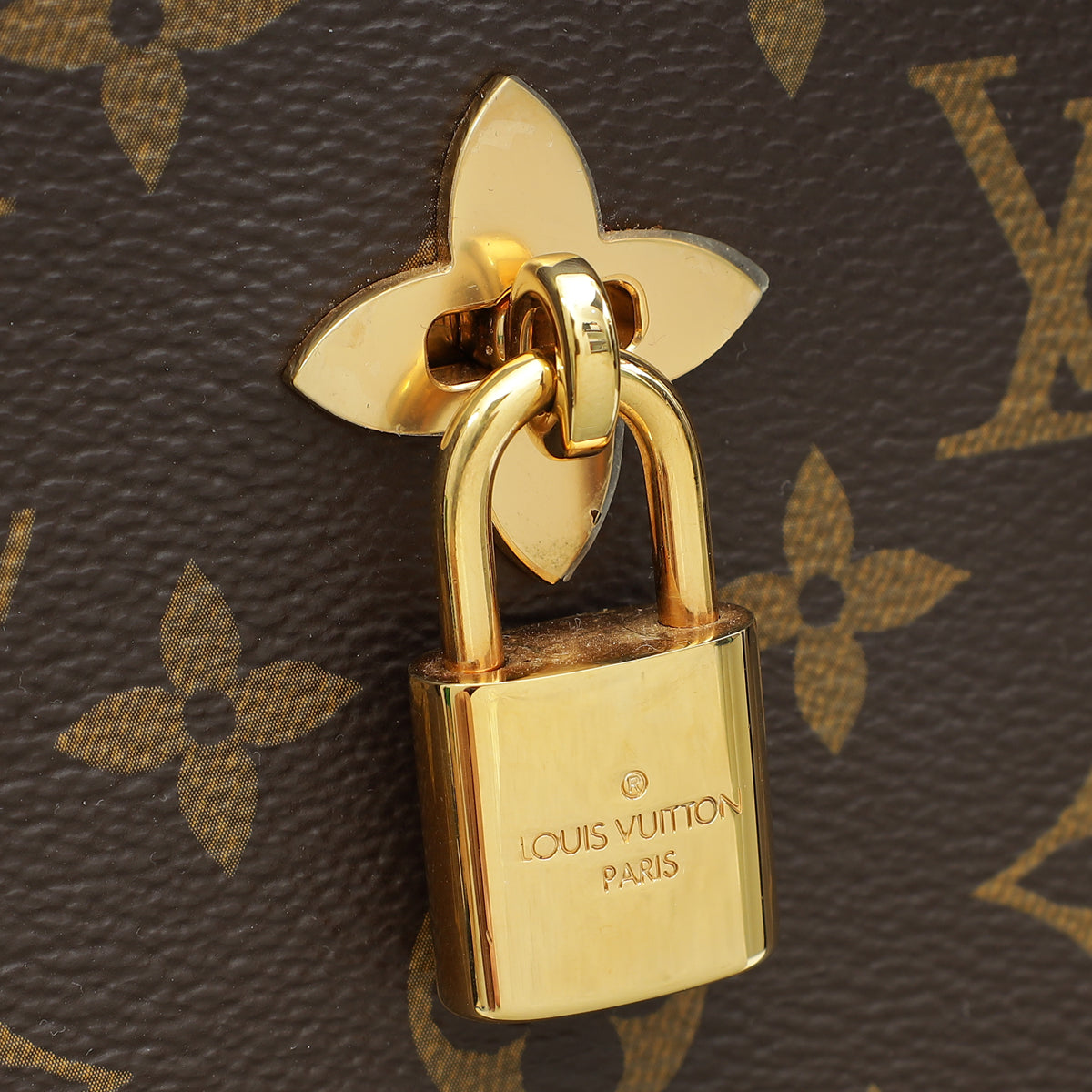 Louis Vuitton Monogram Black Flower Tote Bag