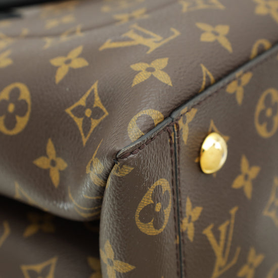 Louis Vuitton Monogram Black Flower Tote Bag