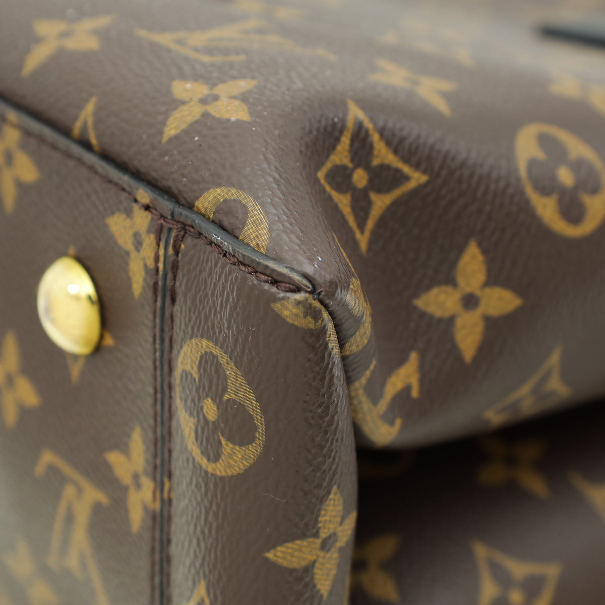 Louis Vuitton Monogram Black Flower Tote Bag