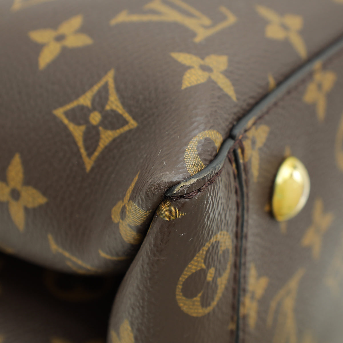 Louis Vuitton Monogram Black Flower Tote Bag