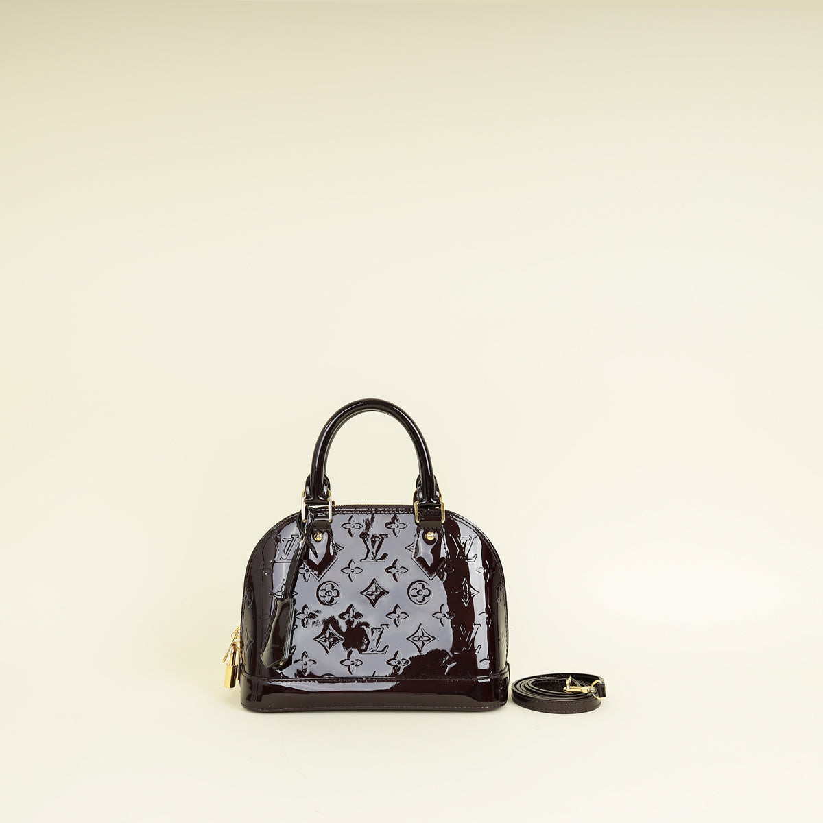 Louis Vuitton Amarante Monogram Vernis Alma BB Bag