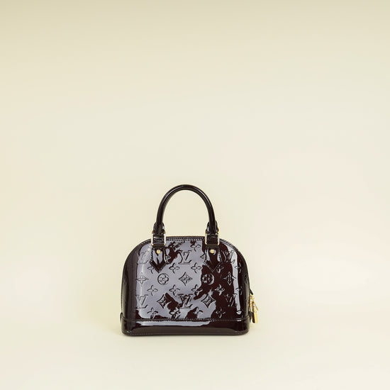 Louis Vuitton Amarante Monogram Vernis Alma BB Bag