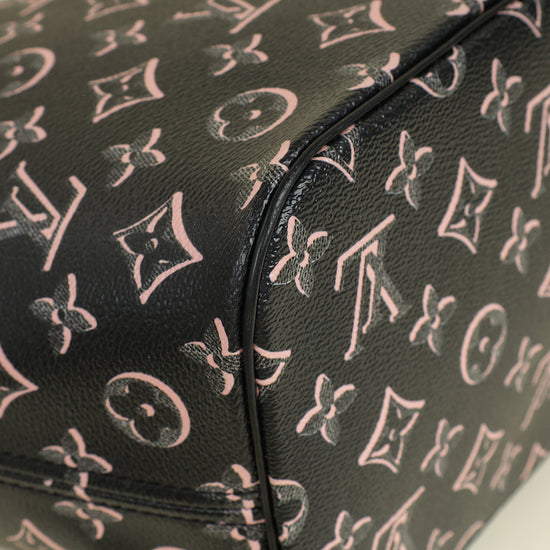 Louis Vuitton Bicolor Fall For You Monogram Black Neverfull MM Bag