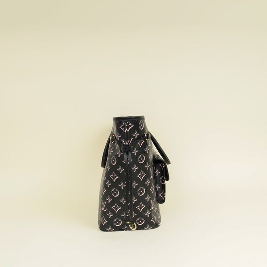 Louis Vuitton Bicolor Fall For You Monogram Black Neverfull MM Bag