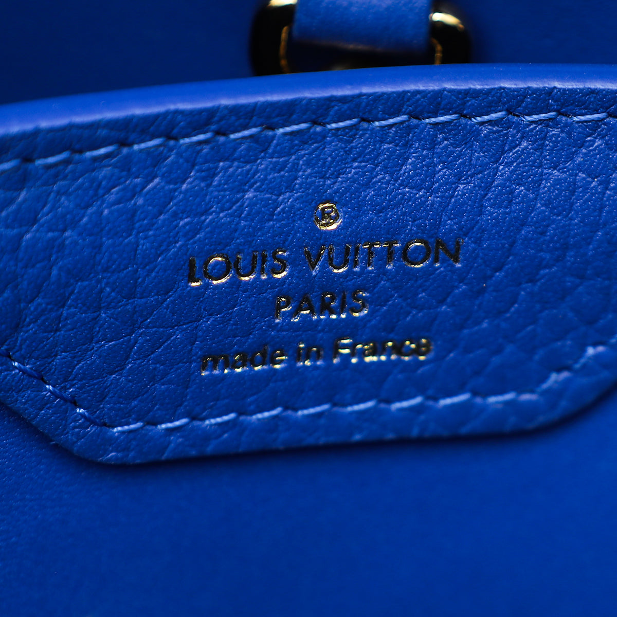 Python handbag Louis Vuitton Blue in Python - 20371699