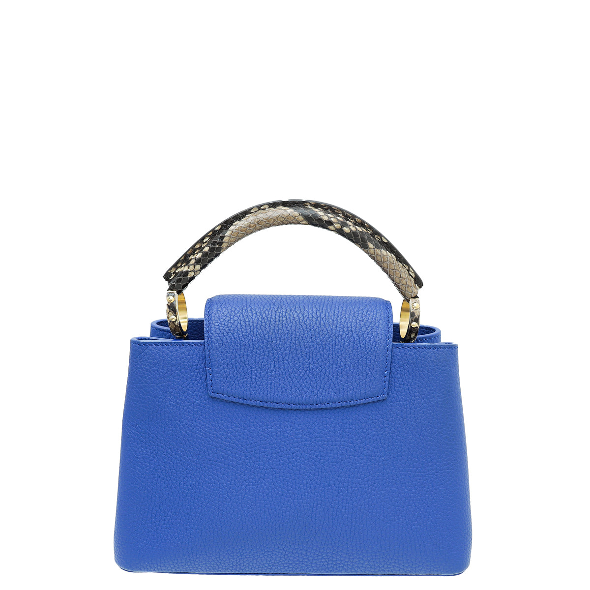 Louis Vuitton Blue Capucine BB Python Handle Bag-Louis Vuitton-THE CLOSET