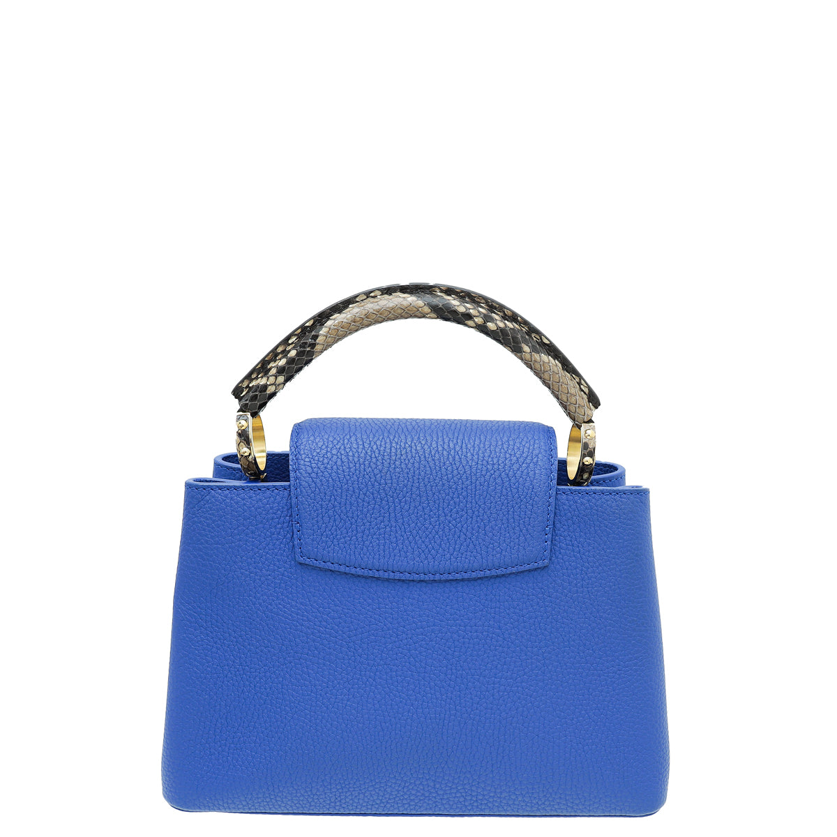 Louis Vuitton Blue Capucine BB Python Handle Bag – The Closet