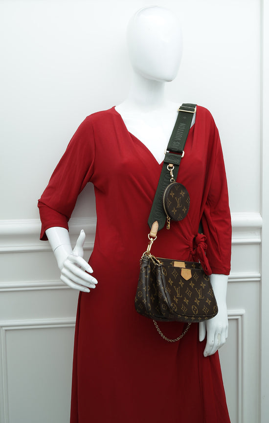 Louis Vuitton Monogram Khaki Multi Pochette Accessoires Bag – The