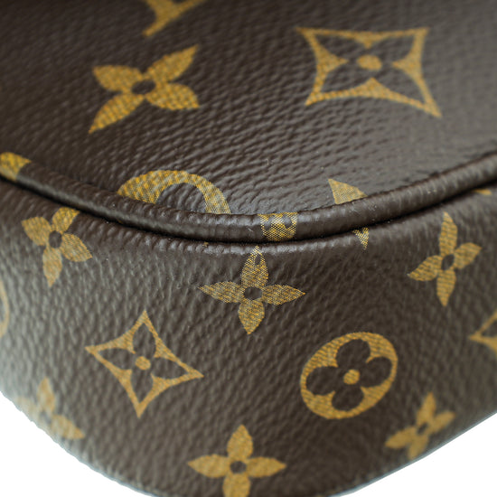 Louis Vuitton Monogram Khaki Multi Pochette Accessoires Bag