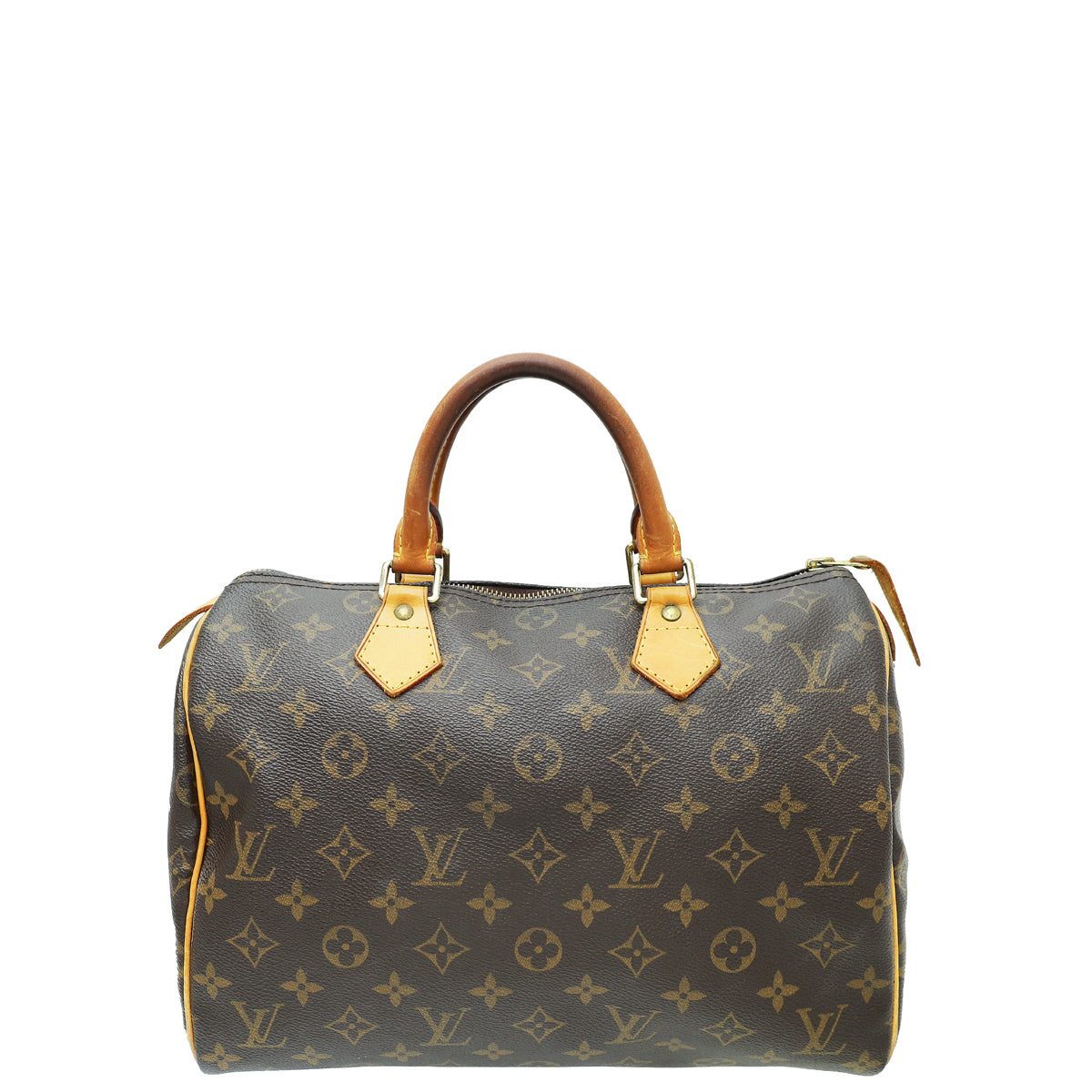 Louis Vuitton Brown Monogram Speedy 30 Bag-Louis Vuitton-THE CLOSET