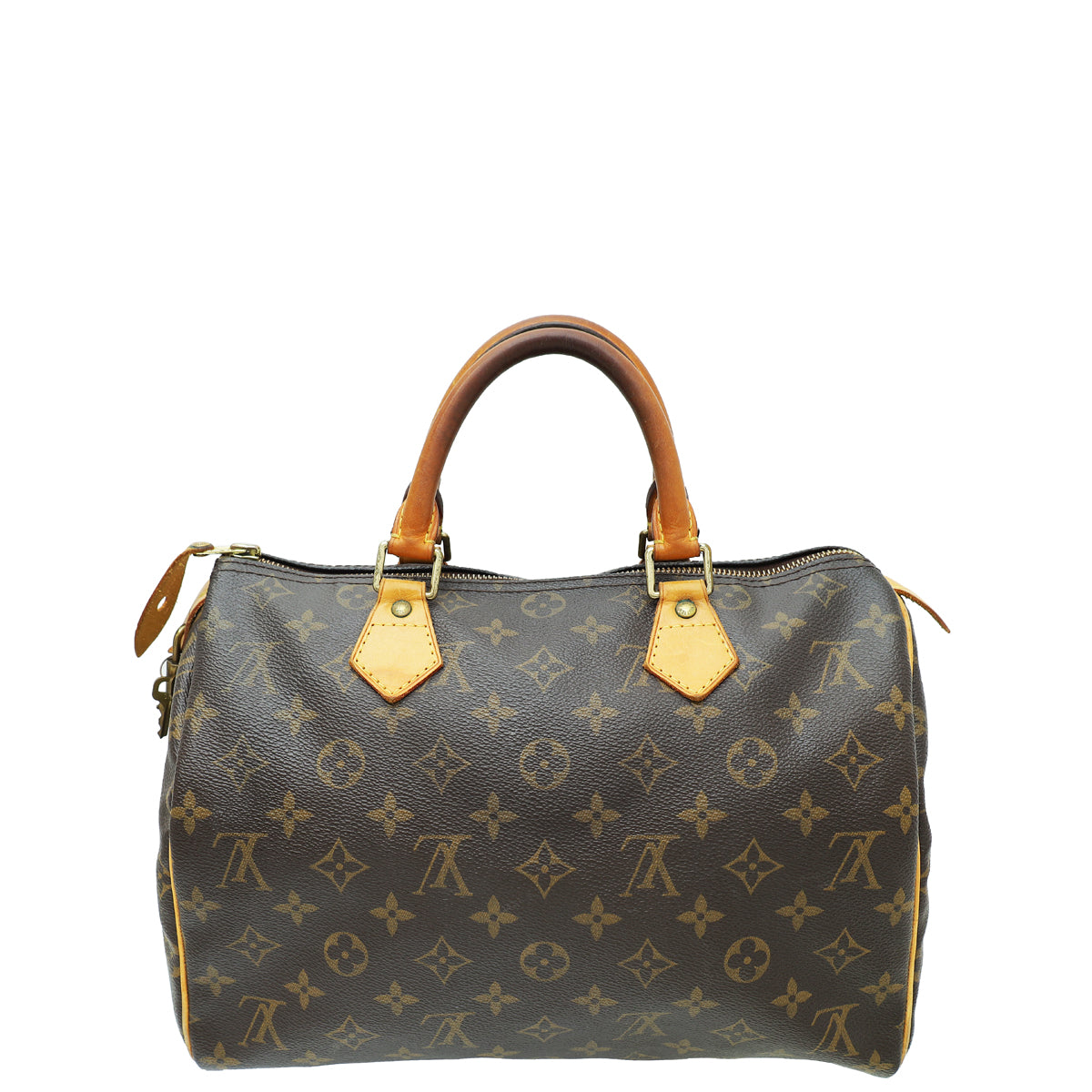 Louis Vuitton Brown Monogram Speedy 30 Bag-Louis Vuitton-THE CLOSET