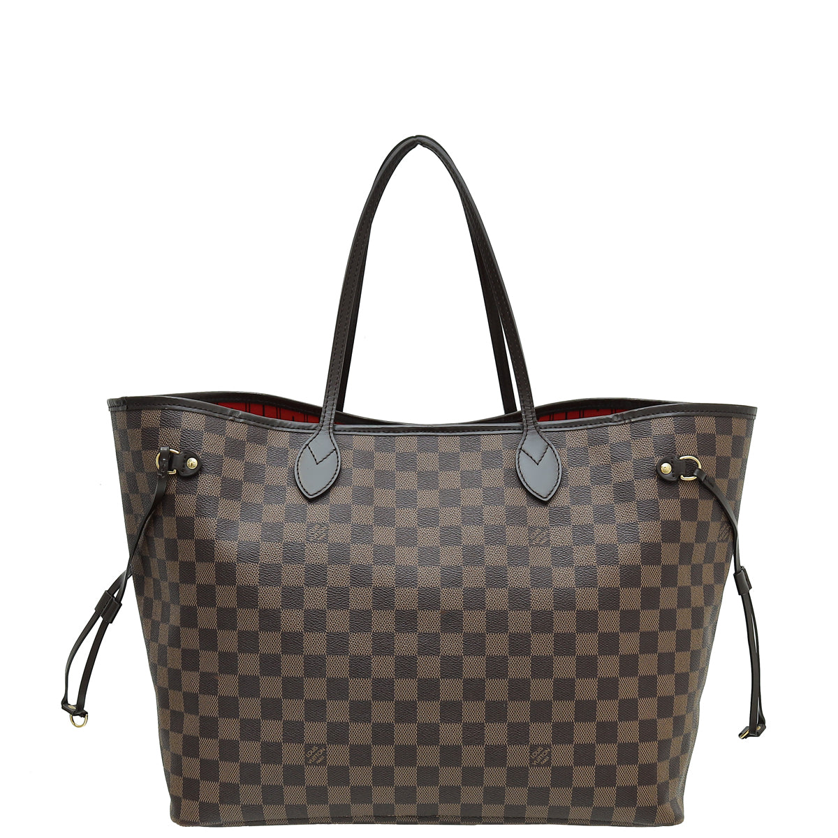 Louis Vuitton Damier Ebene Neverfull GM Bag W/ MGCV INITIALS-Louis Vuitton-THE CLOSET