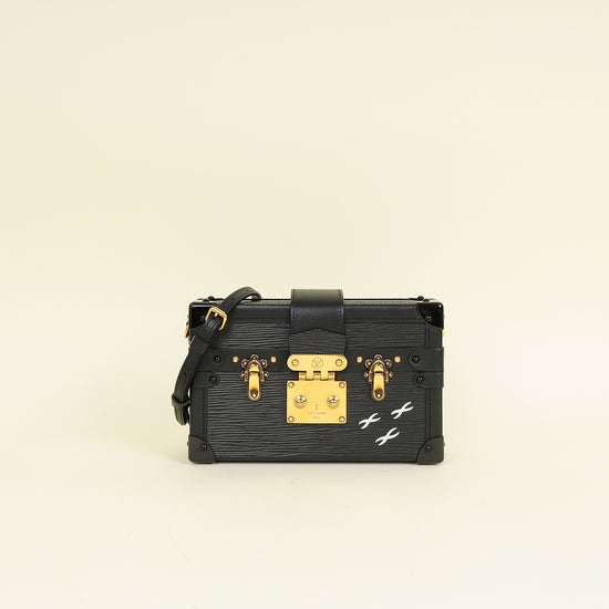 Louis Vuitton Black Petite Malle Bag