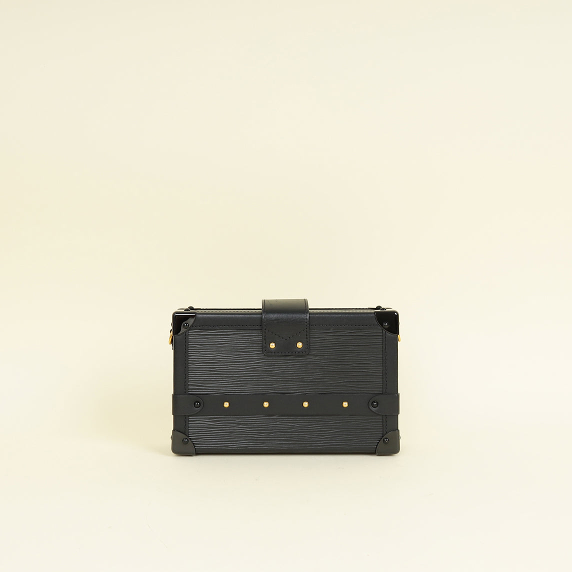 Louis Vuitton Black Petite Malle Bag
