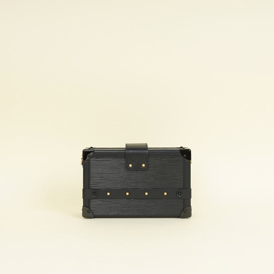 Louis Vuitton Black Petite Malle Bag