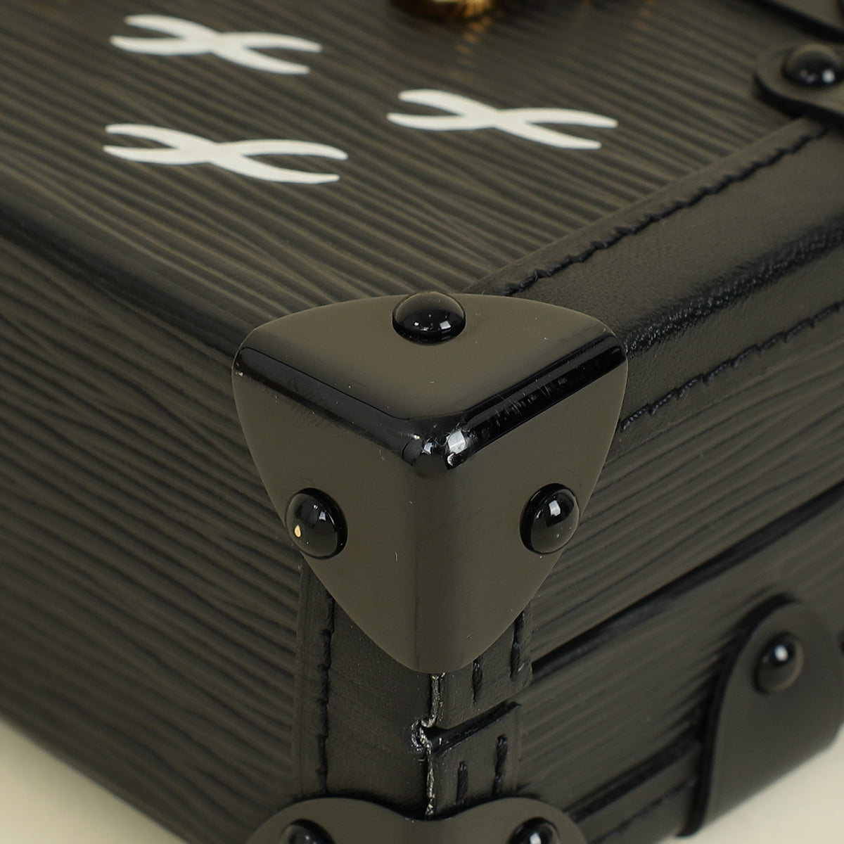 Louis Vuitton Black Petite Malle Bag