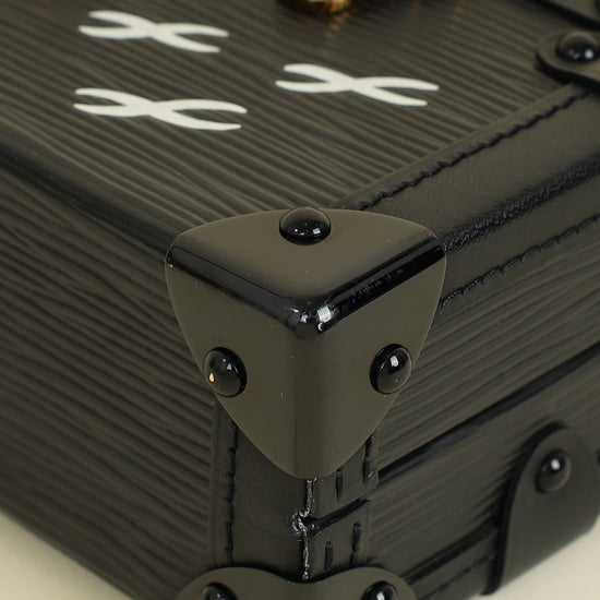 Louis Vuitton Black Petite Malle Bag