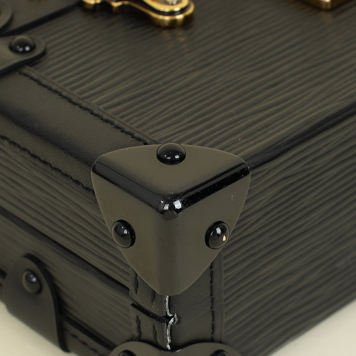 Louis Vuitton Black Petite Malle Bag