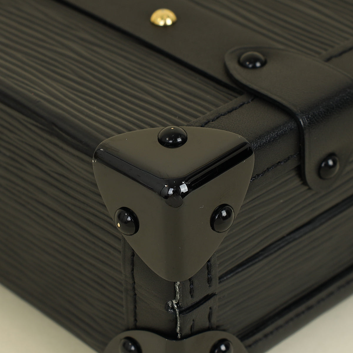 Louis Vuitton Black Petite Malle Bag