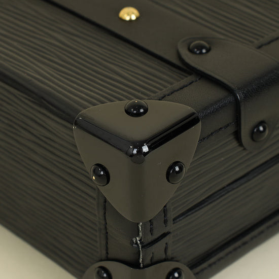 Louis Vuitton Black Petite Malle Bag