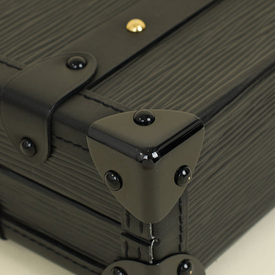 Louis Vuitton Black Petite Malle Bag