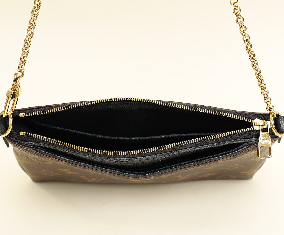 Louis Vuitton Bicolor Monogram Pallas Clutch Bag-Louis Vuitton-THE CLOSET