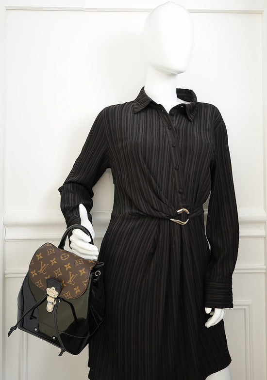 Louis Vuitton Monogram Vernis Bicolor Hot Springs Backpack Bag