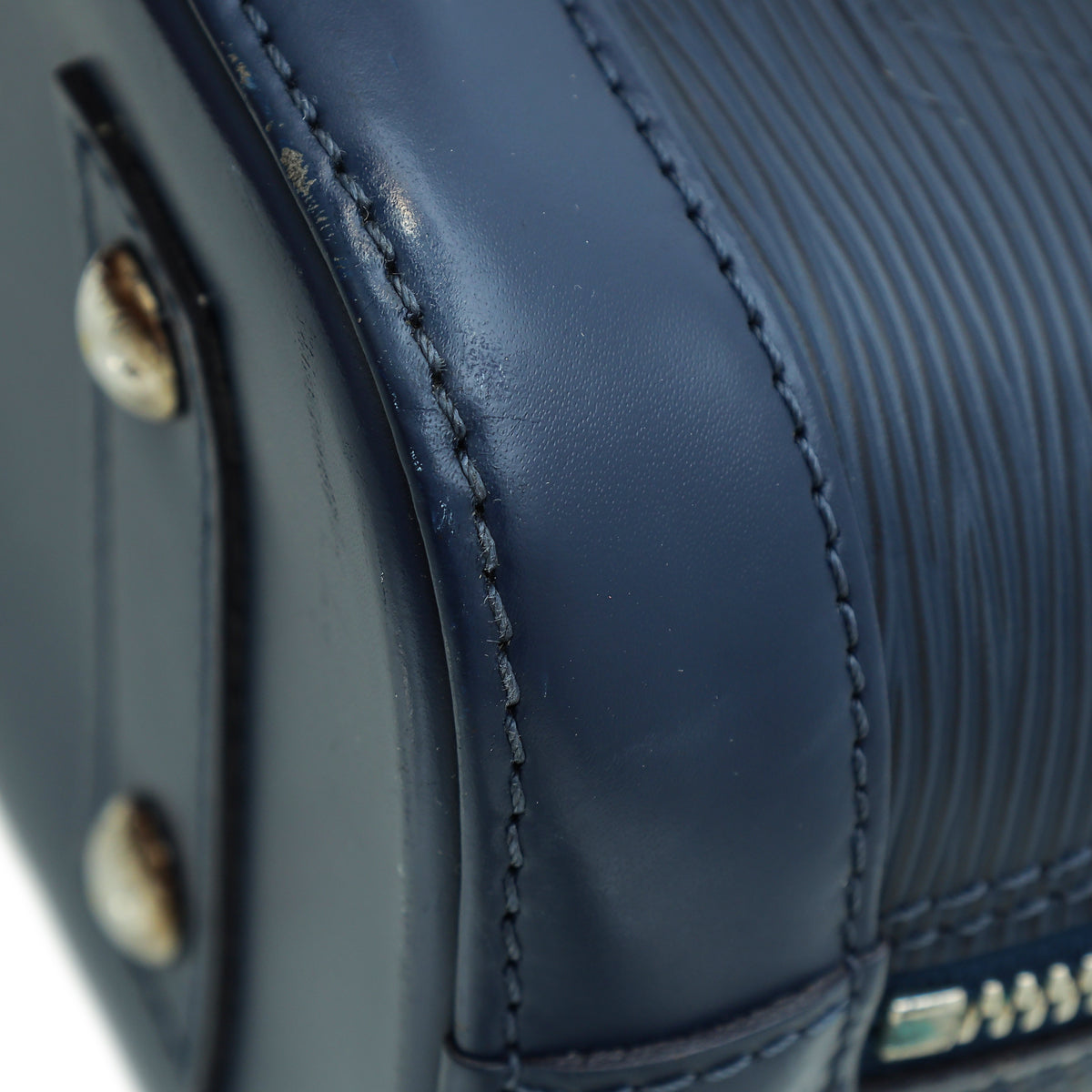 Louis Vuitton Saphir Alma BB Bag W/ SB Initial