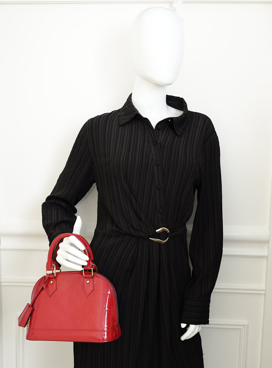 Louis Vuitton Indian Rose Monogram Vernis Alma BB Bag