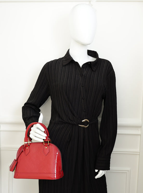 Louis Vuitton Indian Rose Monogram Vernis Alma BB Bag