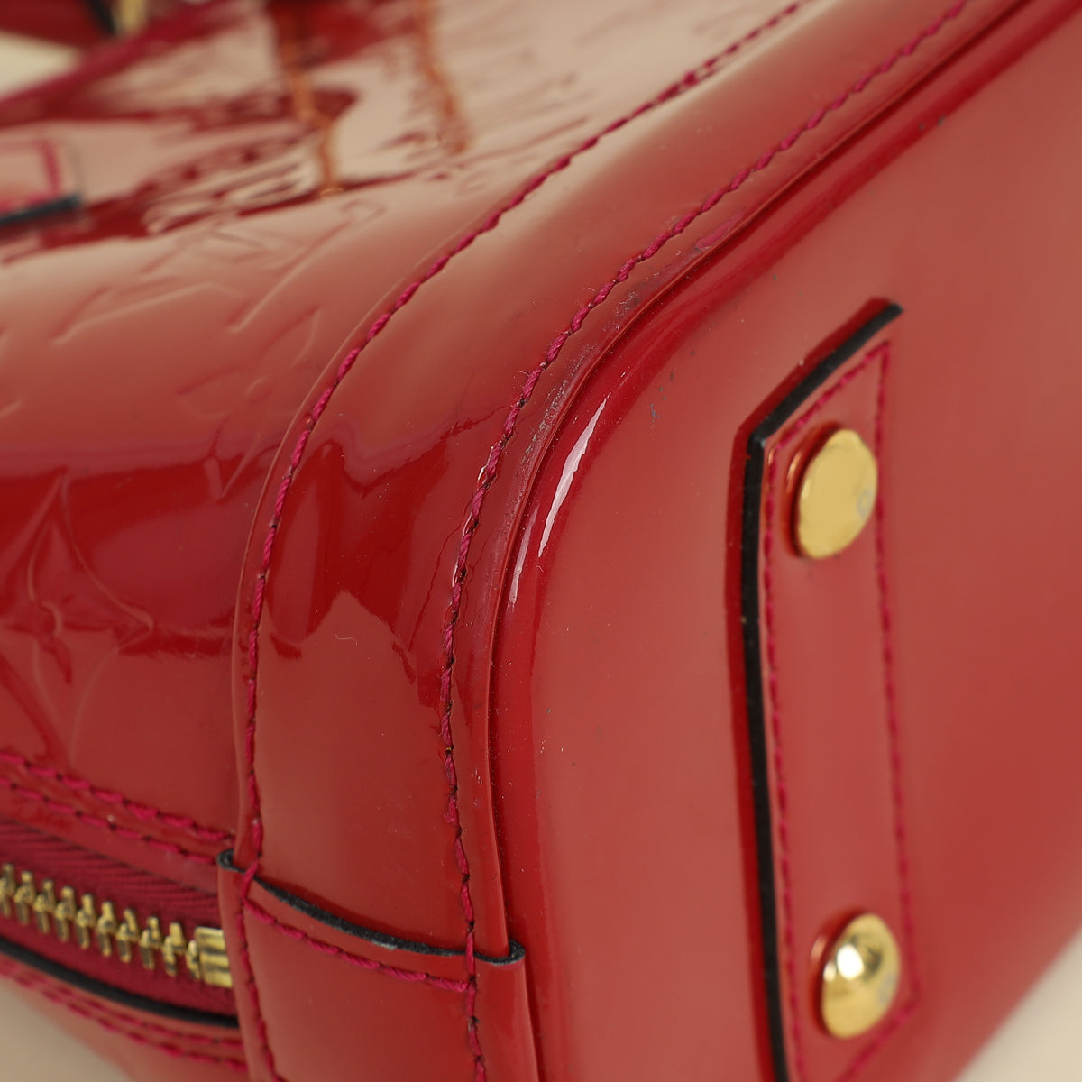 Louis Vuitton Indian Rose Monogram Vernis Alma BB Bag