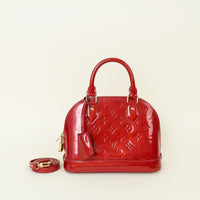 Louis Vuitton Cerise Monogram Vernis Alma BB Bag