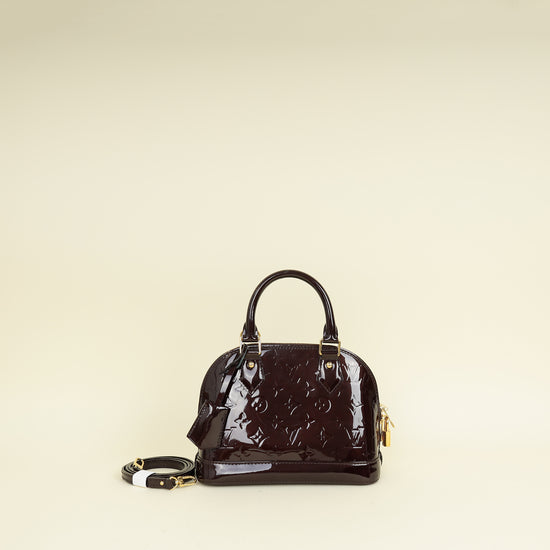 Louis Vuitton Amarante Monogram Vernis Alma BB Bag