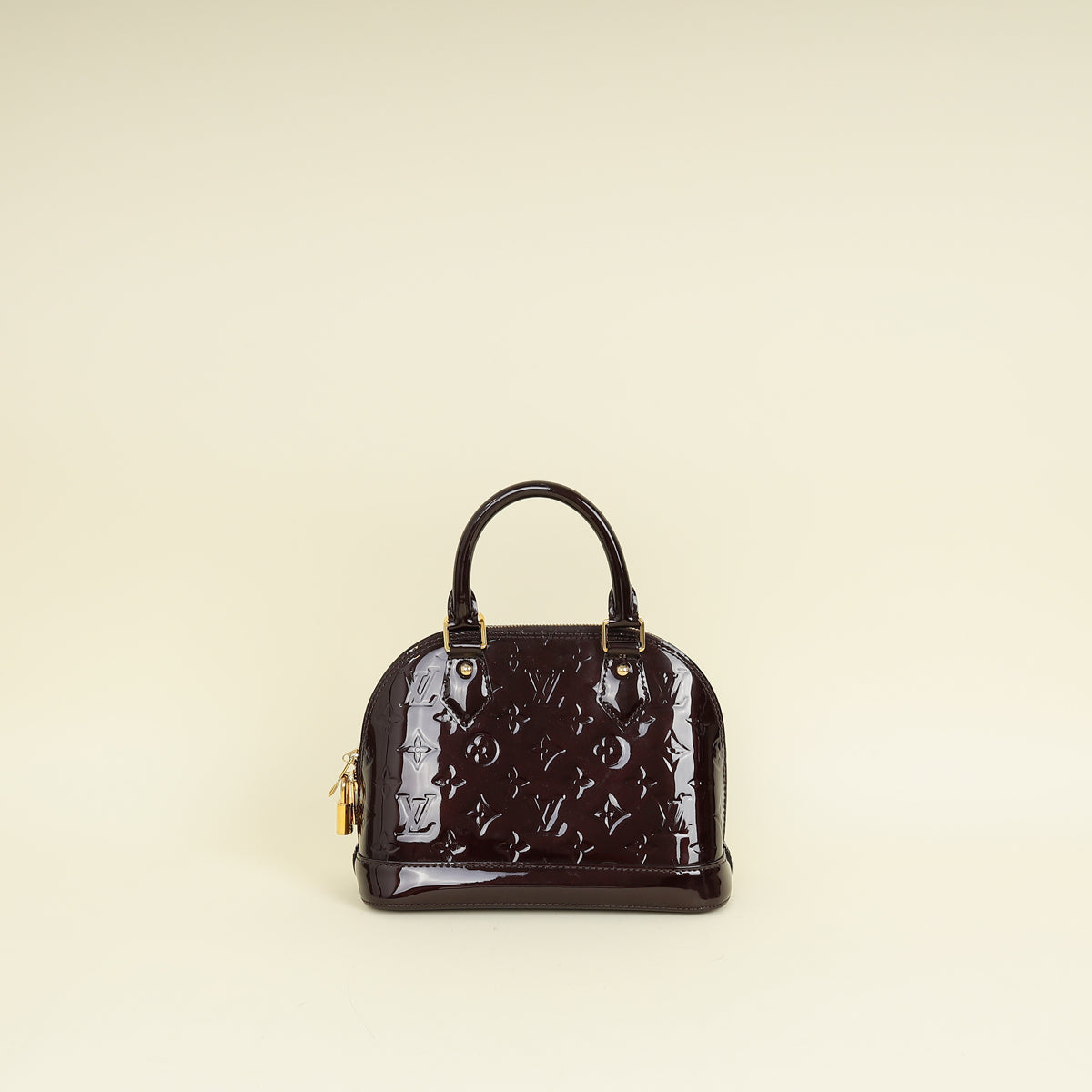Louis Vuitton Amarante Monogram Vernis Alma BB Bag