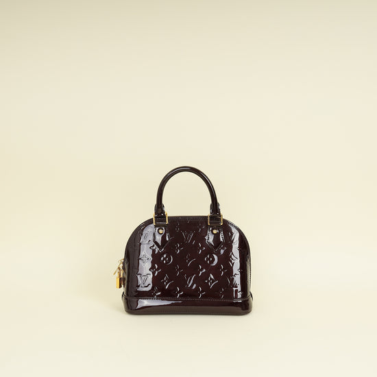 Louis Vuitton Amarante Monogram Vernis Alma BB Bag