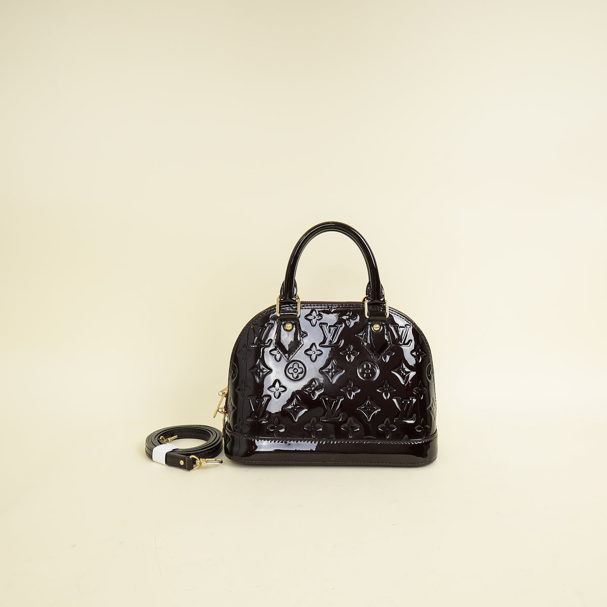 Louis Vuitton Amarante Monogram Vernis Alma BB Bag