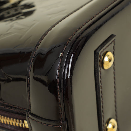 Louis Vuitton Amarante Monogram Vernis Alma BB Bag