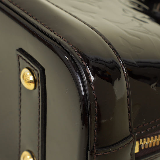 Louis Vuitton Amarante Monogram Vernis Alma BB Bag