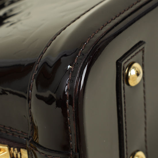 Louis Vuitton Amarante Monogram Vernis Alma BB Bag