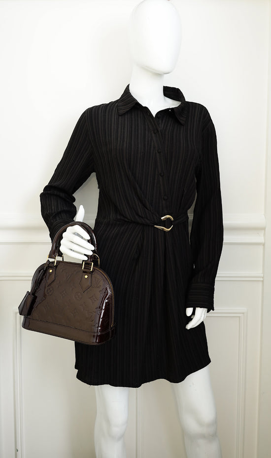 Louis Vuitton Amarante Monogram Vernis Alma BB Bag