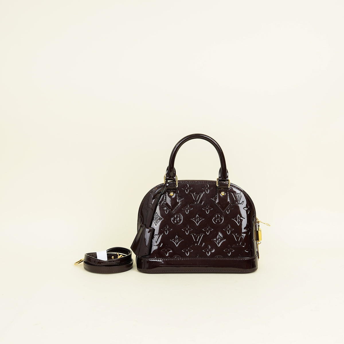 Louis Vuitton Amarante Monogram Vernis Alma BB Bag