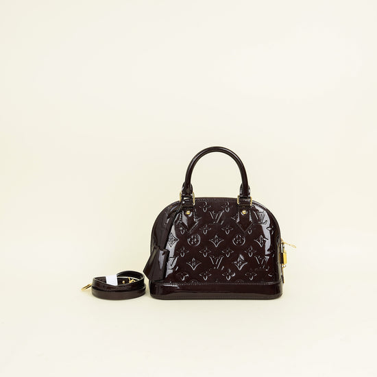 Louis Vuitton Amarante Monogram Vernis Alma BB Bag