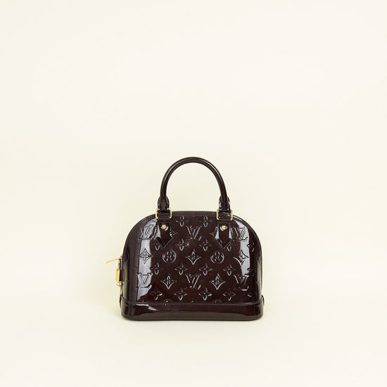 Louis Vuitton Amarante Monogram Vernis Alma BB Bag
