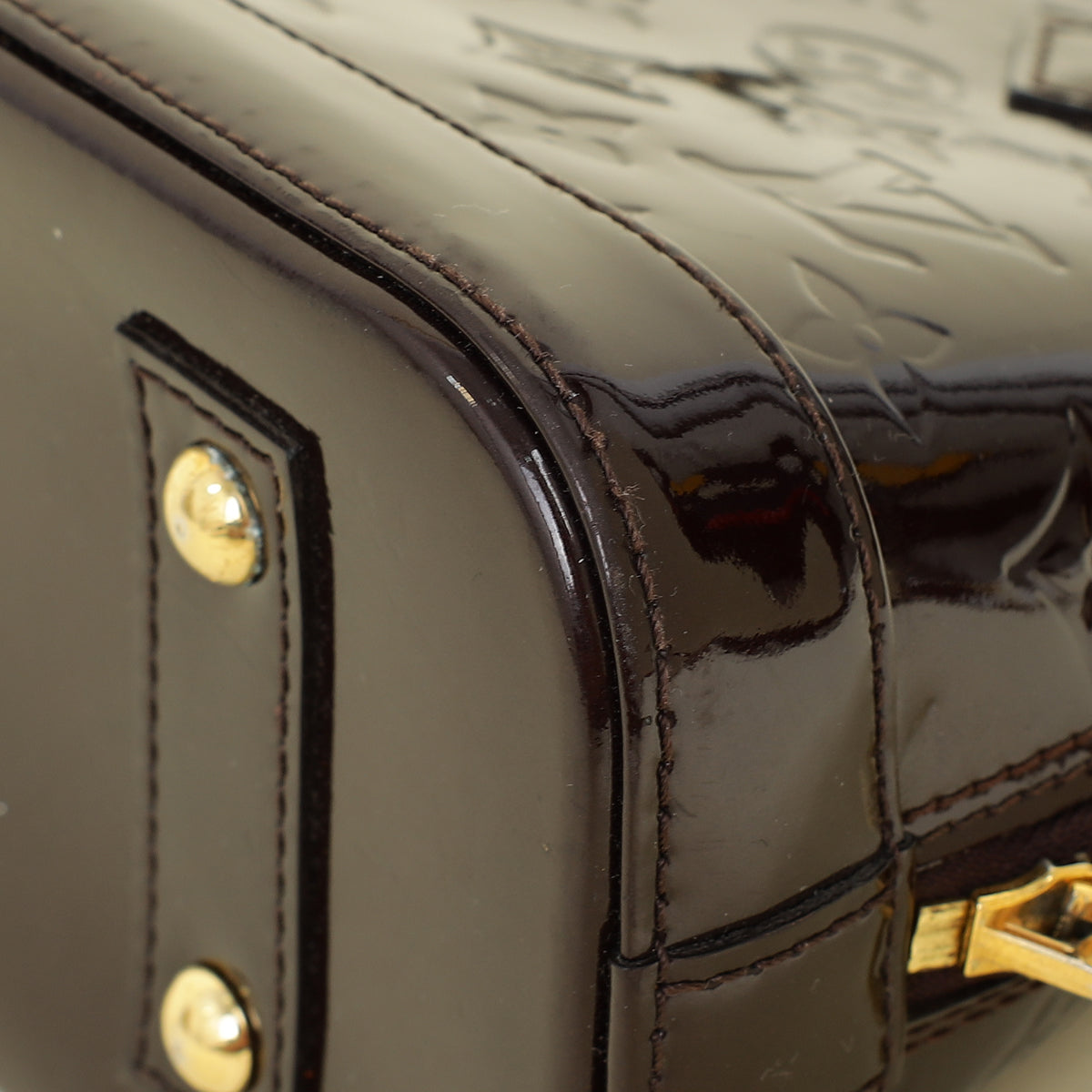 Louis Vuitton Amarante Monogram Vernis Alma BB Bag