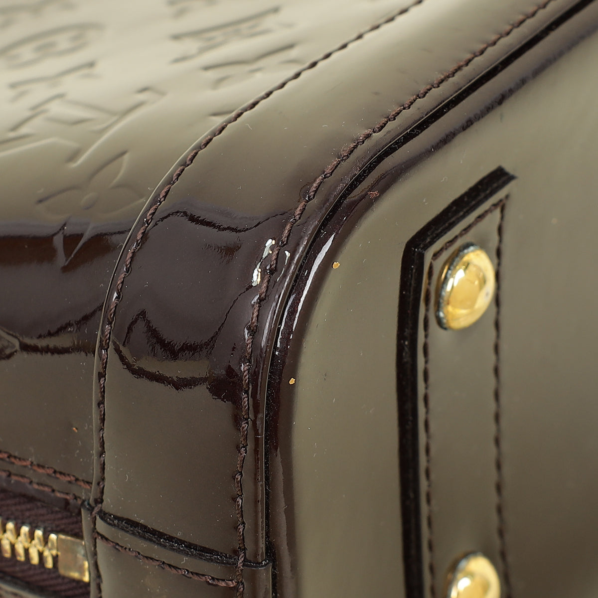 Louis Vuitton Amarante Monogram Vernis Alma BB Bag