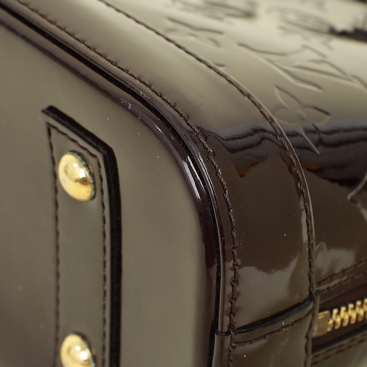 Louis Vuitton Amarante Monogram Vernis Alma BB Bag