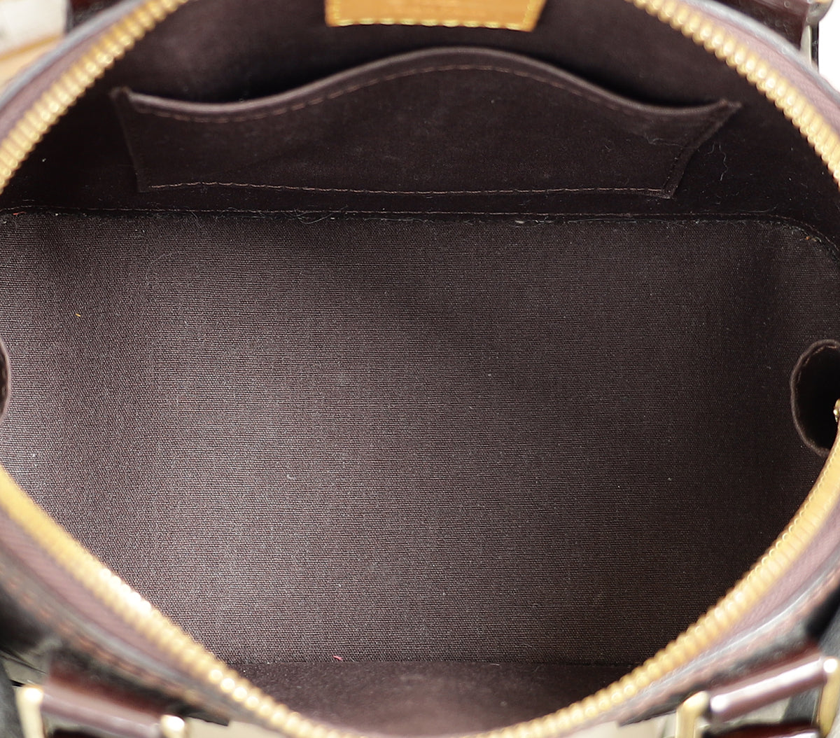 Louis Vuitton Amarante Monogram Vernis Alma BB Bag