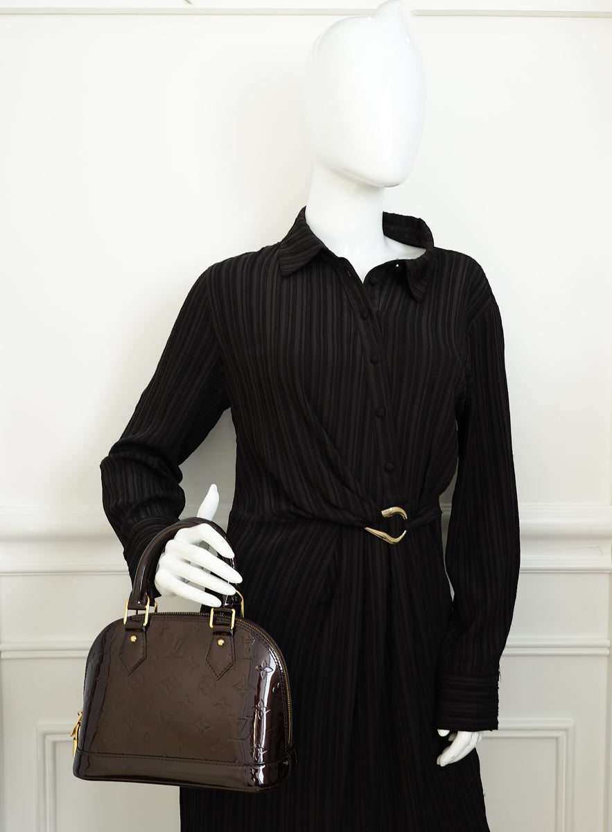 Louis Vuitton Amarante Monogram Vernis Alma BB Bag